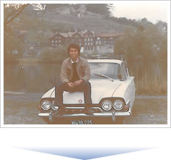 1973年25才ウィーンへ旅立つ